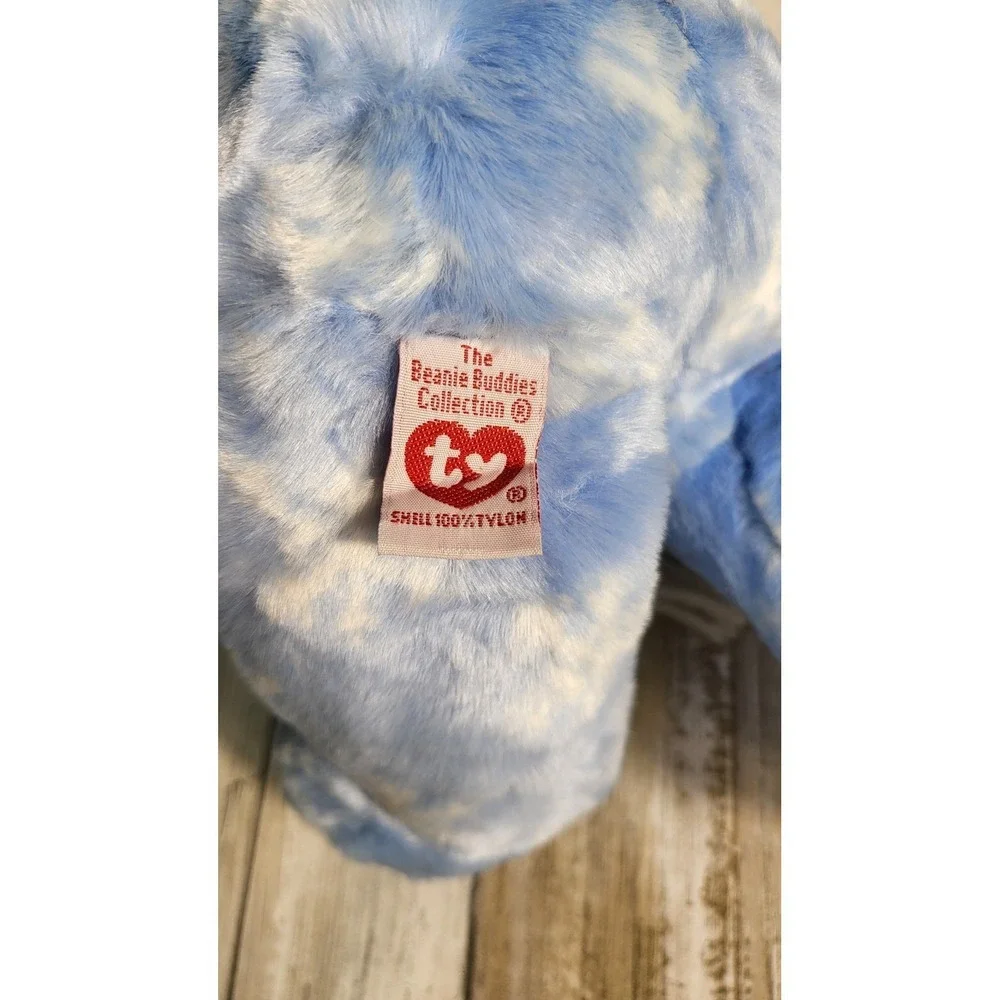 Ty Beanie Buddies Plush Bear Lot Peace Tie-Dye Halo Angel 1999 Holiday Teddy 3pc
